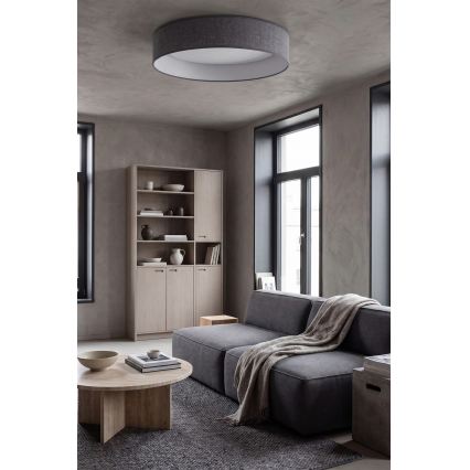 Brilagi - LED-dæmpbar loftlampe VELVET SMART VARI LED/24W/230V 3000-6500K Ø 45 cm grå + fjernbetjening