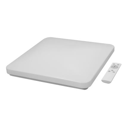 Brilagi - LED dæmpbar loftlampe VELVET SQUARE LED/24W/230V 43x43 cm 3000/4000/6500K + fjernbetjening, grå