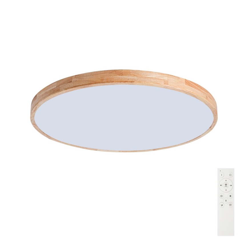 Brilagi - Dæmpbar LED-loftlampe WOODLINE LED/100W/230V 3000–6000K eg Ø 80 cm + fjernbetjening