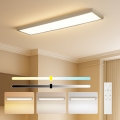 Brilagi - Dæmpbar LED-badeværelsesloftlampe FRAME SMART LED/50W/230V 120x30 cm 3000-6000K IP44 beige + fjernbetjening