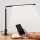 Brilagi - Dæmpbar LED-bordlampe med touch og USB-porte VARIO LED/7W/230V 3000-6500K CRI 96 sort