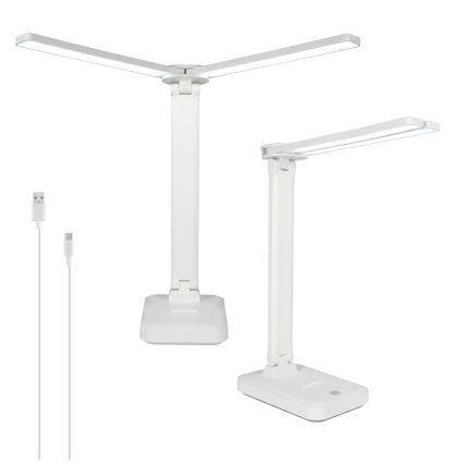 Brilagi - Dæmpbar LED-bordlampe MODO DUO LED/8W/5V 3000/4000/6500K hvid