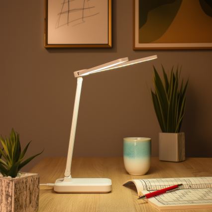 Brilagi - Dæmpbar LED-bordlampe MODO DUO LED/8W/5V 3000/4000/6500K hvid