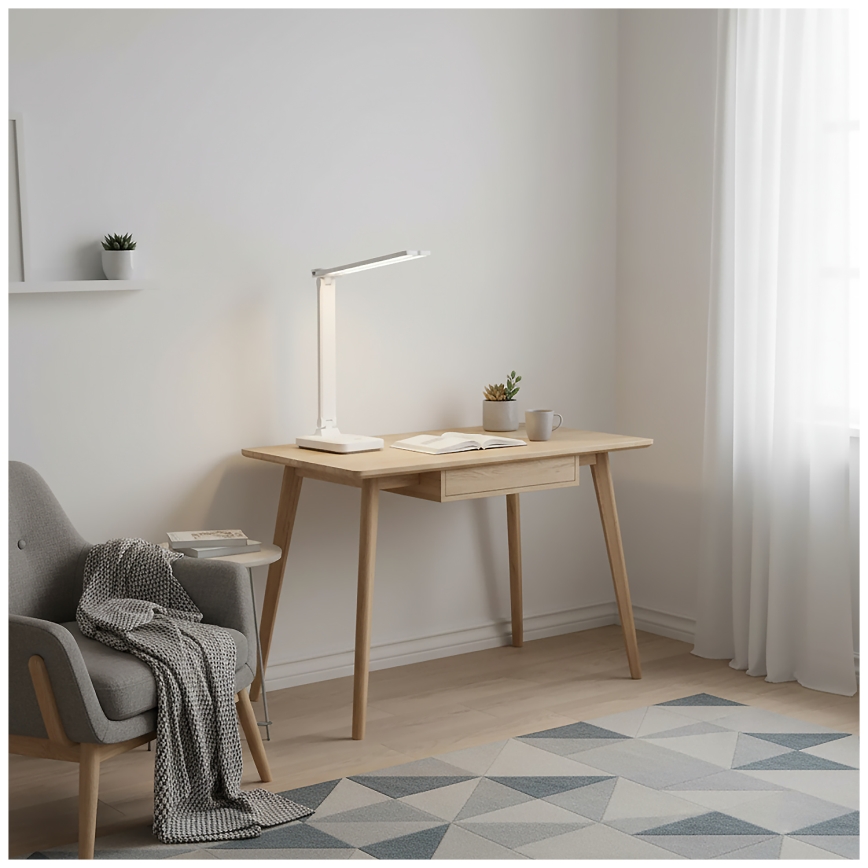 Brilagi - Dæmpbar LED-bordlampe MODO DUO LED/8W/5V 3000/4000/6500K hvid