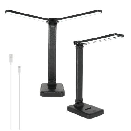 Brilagi - Dæmpbar LED-bordlampe MODO DUO LED/8W/5V 3000/4000/6500K sort