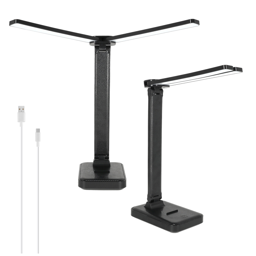 Brilagi - Dæmpbar LED-bordlampe MODO DUO LED/8W/5V 3000/4000/6500K sort