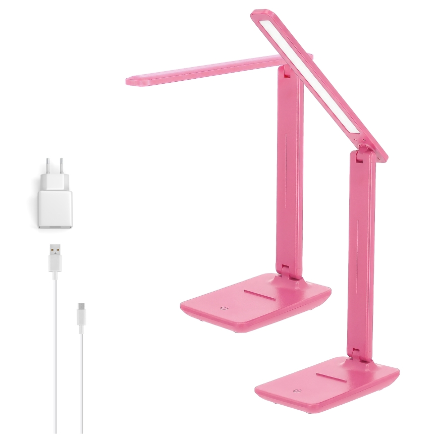 Brilagi - Dæmpbar bordlampe MODO LED/7W/230V 3000/4000/6500K lyserød