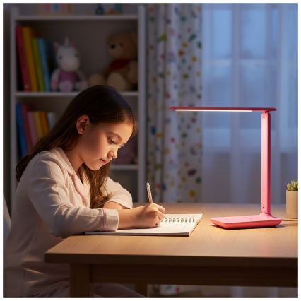 Brilagi - Dæmpbar bordlampe MODO LED/7W/230V 3000/4000/6500K lyserød