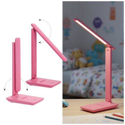 Brilagi - Dæmpbar bordlampe MODO LED/7W/230V 3000/4000/6500K lyserød