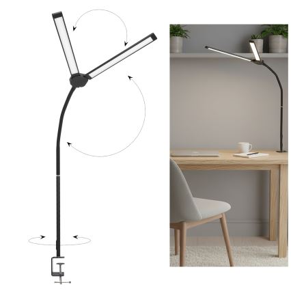 Brilagi - Dæmpbar LED-bordlampe USB VARIO LED/14W/5V 3000-6000K sort