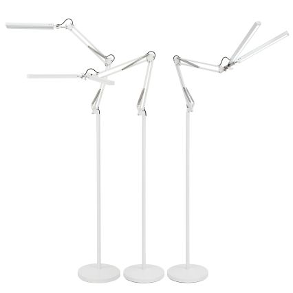 Brilagi - LED Dæmpbar fleksibel gulvlampe VARIO LED/14W/230V 3000-6000K 157 cm hvid