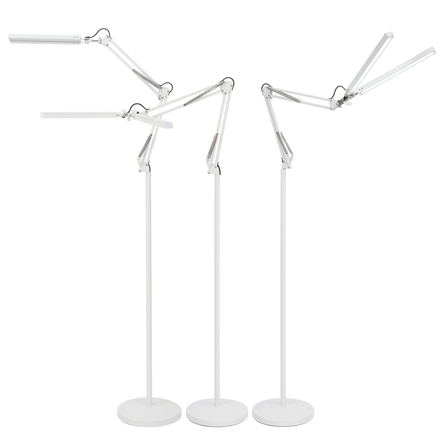 Brilagi - LED Dæmpbar fleksibel gulvlampe VARIO LED/14W/230V 3000-6000K 157 cm hvid