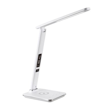 Brilagi - LED dæmpbar bordlampe med trådløs QI-opladning og USB REGINA LED/8,5W/230V hvid