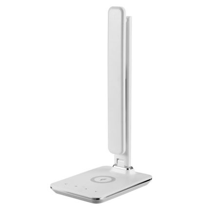 Brilagi - LED dæmpbar bordlampe med trådløs QI-opladning og USB REGINA LED/8,5W/230V hvid