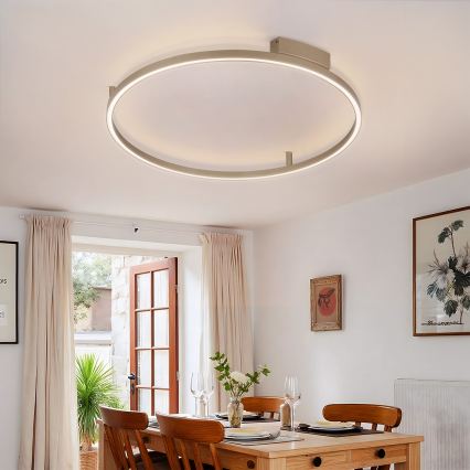 Brilagi - LED Dæmpbar loftlampe PORTOFINO LED/60W/230V 3000-6000K Ø 80 cm beige + fjernbetjening