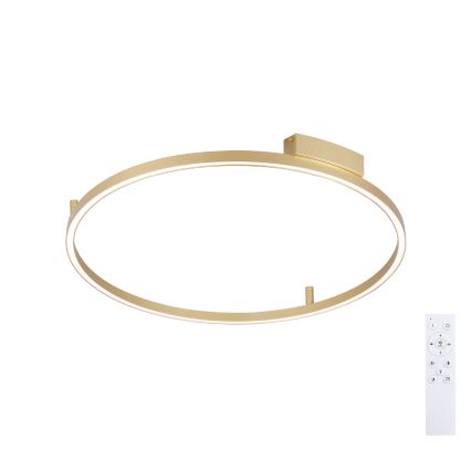 Brilagi - LED dæmpbar loftlampe PORTOFINO LED/60 W/230 V 3000–6000 K Ø 80 cm guld + fjernbetjening