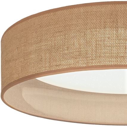 Brilagi - LED-dæmpbar loftlampe VELVET SMARTIX STARS LED/36W/230V 3000-6000K Ø 55 cm beige Wi-Fi Tuya Beacon + fjernbetjening