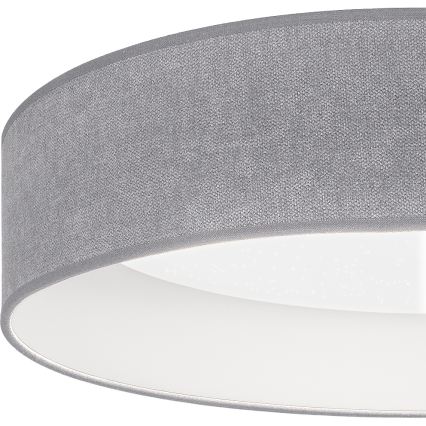 Brilagi - LED-dæmpbar loftlampe VELVET SMARTIX STARS LED/36W/230V 3000–6000K Ø 55 cm grå Wi-Fi Tuya Beacon + fjernbetjening