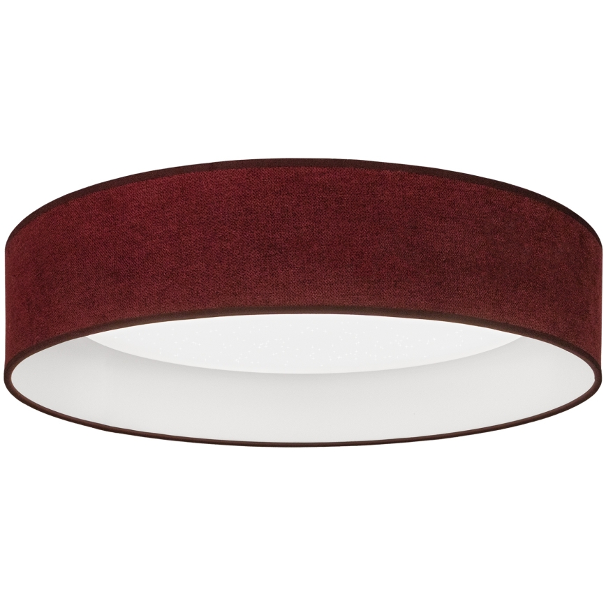 Brilagi - Dæmpbar LED-loftlampe VELVET SMARTIX STARS LED/36W/230V 3000–6000K Ø 55 cm vinrød Wi‑Fi Tuya Beacon + fjernbetjening