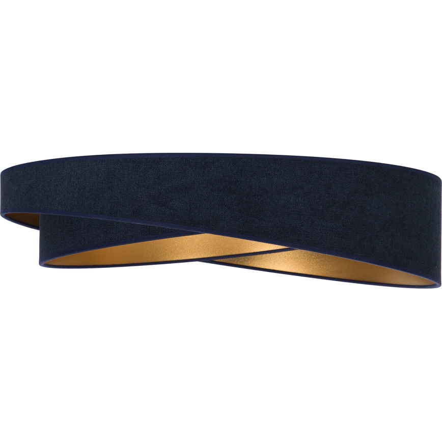 BRILAGI - Dæmpbar LED-loftlampe VELVET TWIST LED/36W/230V 3000-6000K pr. 65 cm Wi-Fi Tuya Beacon blå/guld + fjernbetjening
