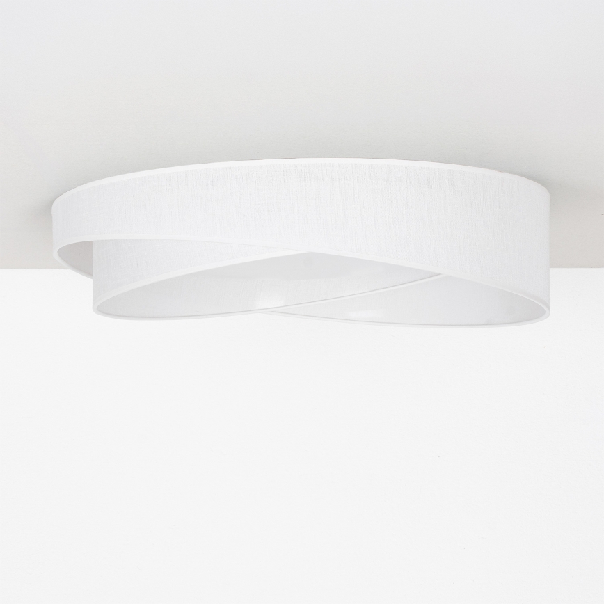 BRILAGI - LED dæmpbar loftlampe VELVET TWIST LED/36W/230V 3000-6000K Ø 65 cm Wi-Fi Tuya Beacon hvid + fjernbetjening