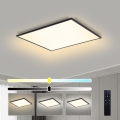 Brilagi - Dæmpbar LED-loftarmatur SLIMFRAME LED/58W/230V 60x60 cm 3000-6000K sort + fjernbetjening