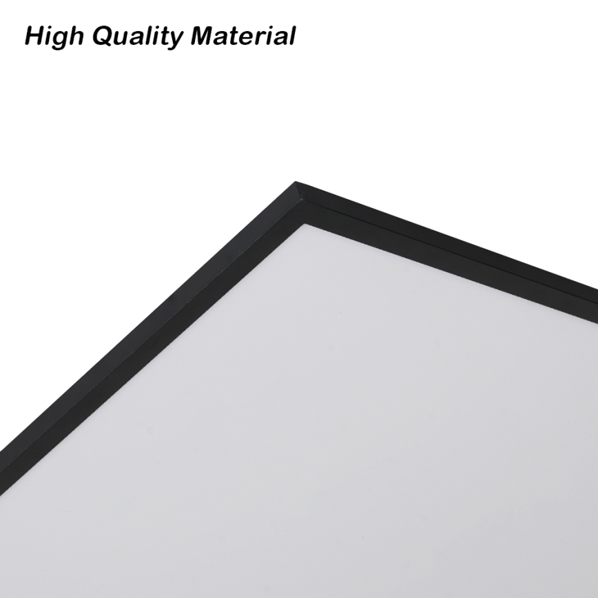 Brilagi - Dæmpbar LED-loftarmatur SLIMFRAME LED/80W/230V 120x60 cm 3000-6000K sort + fjernbetjening