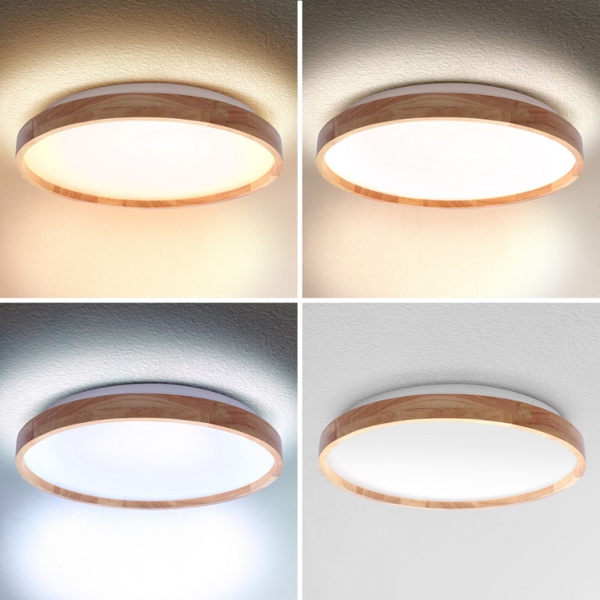 Brilagi - Dæmpbar LED-loftlampe ALSON LED/48W/230V 3000-6500K eg Ø 39,5 cm + fjernbetjening