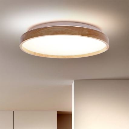 Brilagi - Dæmpbar LED-loftlampe ALSON LED/48W/230V 3000-6500K eg Ø 39,5 cm + fjernbetjening