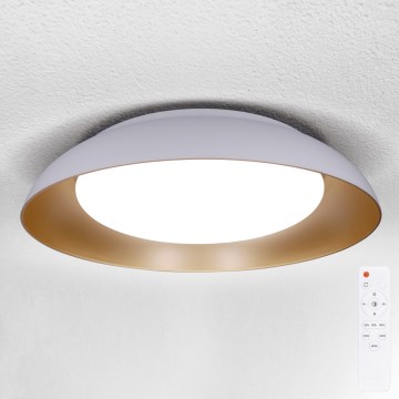 Brilagi - Dæmpbar LED-loftlampe ALVA LED/48W/230V 3000-6500K Ø 51 cm hvid + fjernbetjening