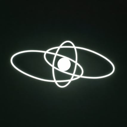 BRILAGI - LED dæmpbar loftarmatur APOLLO LED/58W/230V 3000-6500K 43,2x101,2 cm sort + fjernbetjening