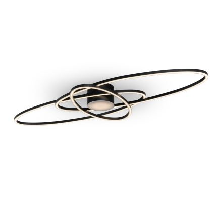 BRILAGI - LED dæmpbar loftarmatur APOLLO LED/58W/230V 3000-6500K 43,2x101,2 cm sort + fjernbetjening