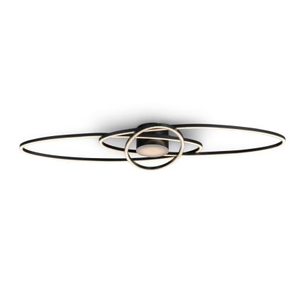 BRILAGI - LED dæmpbar loftarmatur APOLLO LED/58W/230V 3000-6500K 43,2x101,2 cm sort + fjernbetjening