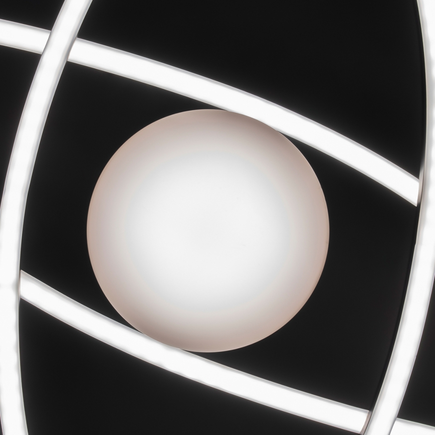 BRILAGI - LED dæmpbar loftarmatur APOLLO LED/58W/230V 3000-6500K 43,2x101,2 cm sort + fjernbetjening