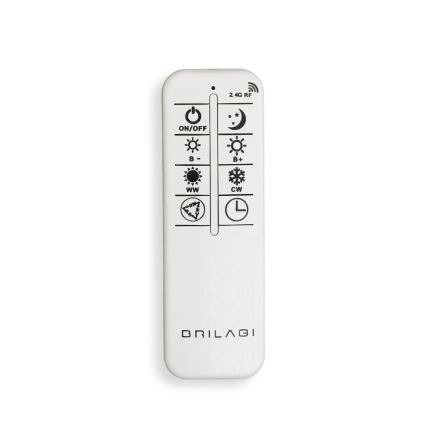 BRILAGI - LED dæmpbar loftarmatur APOLLO LED/58W/230V 3000-6500K 43,2x101,2 cm sort + fjernbetjening