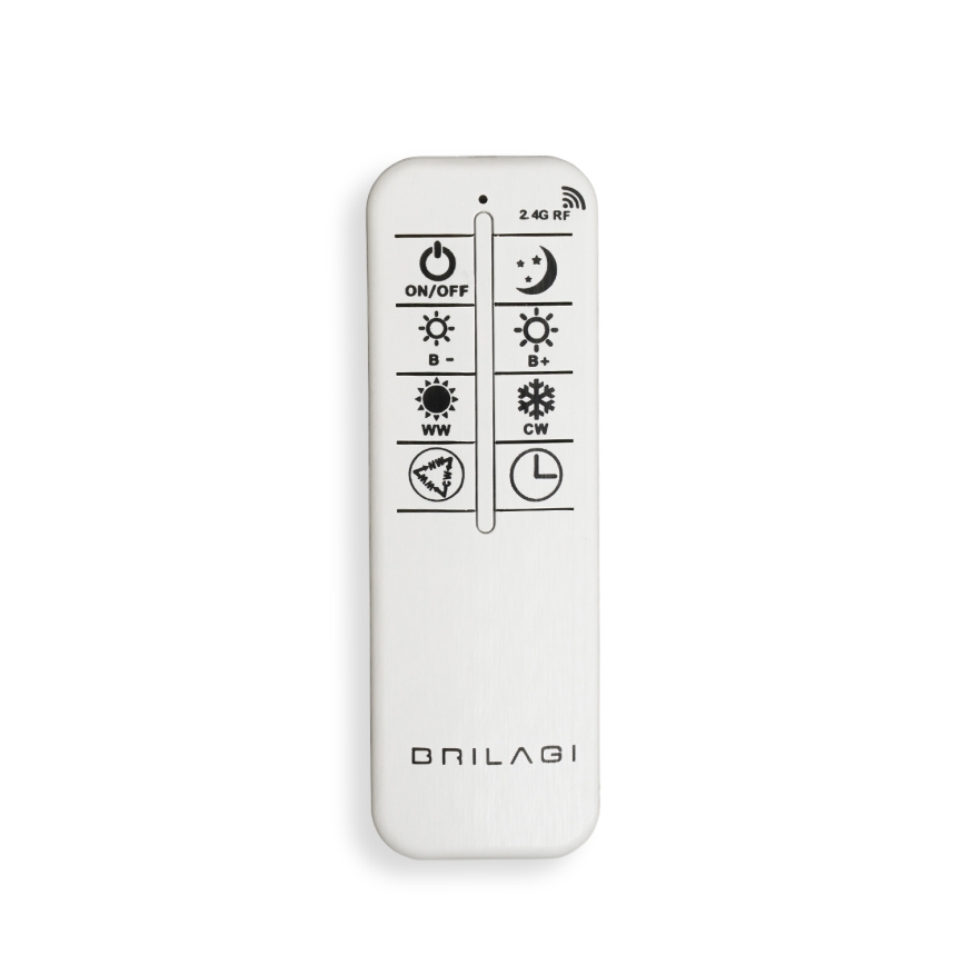BRILAGI - LED dæmpbar loftarmatur APOLLO LED/58W/230V 3000-6500K 43,2x101,2 cm sort + fjernbetjening