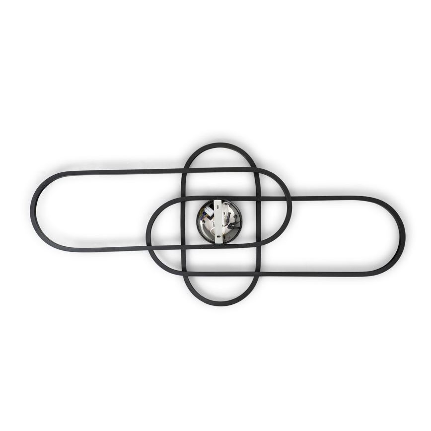 BRILAGI - LED-dæmpbar loftlampe APOLLO LED/58W/230V 3000-6500K 43,2x101,2 cm sort + fjernbetjening
