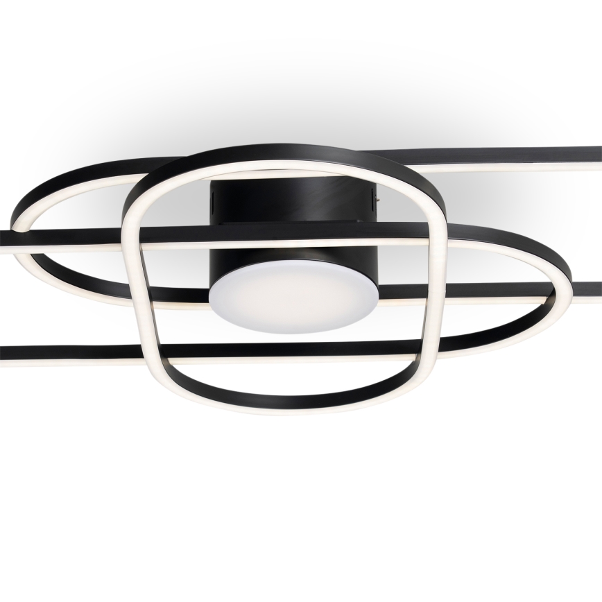 BRILAGI - LED-dæmpbar loftlampe APOLLO LED/58W/230V 3000-6500K 43,2x101,2 cm sort + fjernbetjening