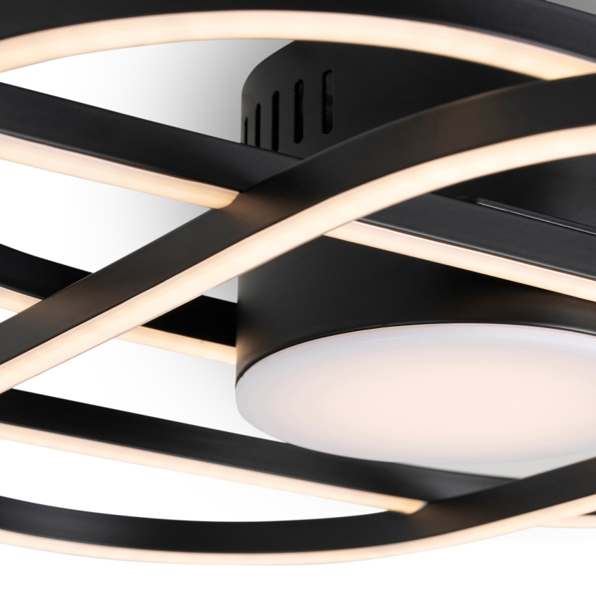 BRILAGI - LED-dæmpbar loftlampe APOLLO LED/58W/230V 3000-6500K 43,2x101,2 cm sort + fjernbetjening