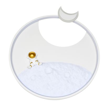 Brilagi - LED dæmpbar børnelampe til loftet ASTRO LED/20W/230V Ø 50 cm 3000-6000K astronaut + fjernbetjening