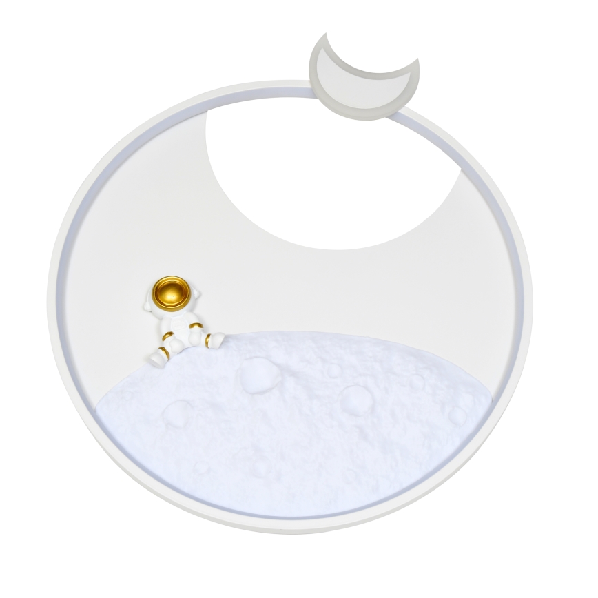 Brilagi - LED dæmpbar børnelampe til loftet ASTRO LED/20W/230V Ø 50 cm 3000-6000K astronaut + fjernbetjening