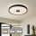 Brilagi - Dæmpbar LED-loftlampe CORVO LED/72W/230V 3000-6000K sort Ø 50 cm + fjernbetjening
