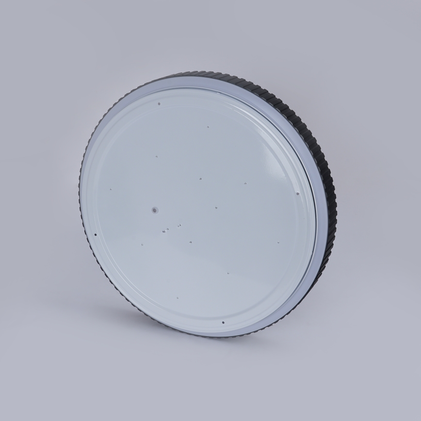 Brilagi - Dæmpbar LED-loftlampe CORVO LED/72W/230V 3000-6000K sort Ø 50 cm + fjernbetjening