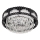 Brilagi - Dæmpbar LED-loftlampe CROWN LED/41W/230V 3000–6000K Ø 48 cm sort + fjernbetjening