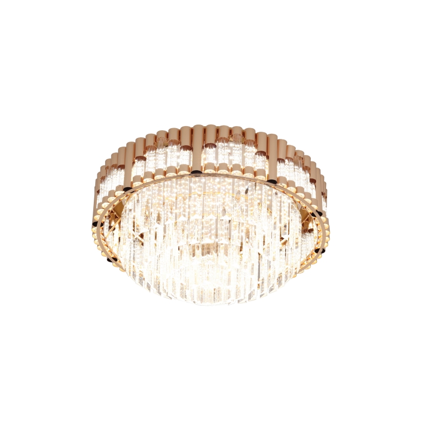 Brilagi - LED-dæmpbar loftlampe CROWN LED/41W/230V 3000-6000K Ø 48 cm guld + fjernbetjening