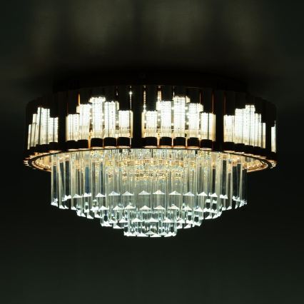 BRILAGI - LED-dæmpbar loftlampe CROWN LED/41W/230V 3000-6000K Ø 48 cm guld + fjernbetjening
