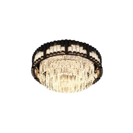 Brilagi - Dæmpbar LED-loftlampe CROWN LED/41W/230V 3000–6000K Ø 48 cm sort + fjernbetjening
