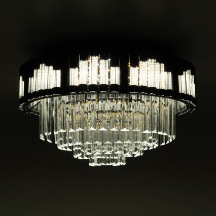 BRILAGI - Dæmpbar LED-loftlampe CROWN LED/41W/230V 3000–6000K Ø 48 cm sort + fjernbetjening
