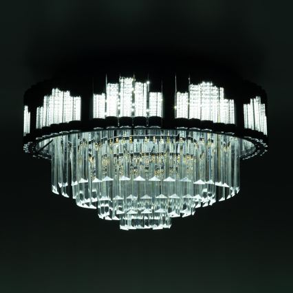 BRILAGI - Dæmpbar LED-loftlampe CROWN LED/41W/230V 3000–6000K Ø 48 cm sort + fjernbetjening