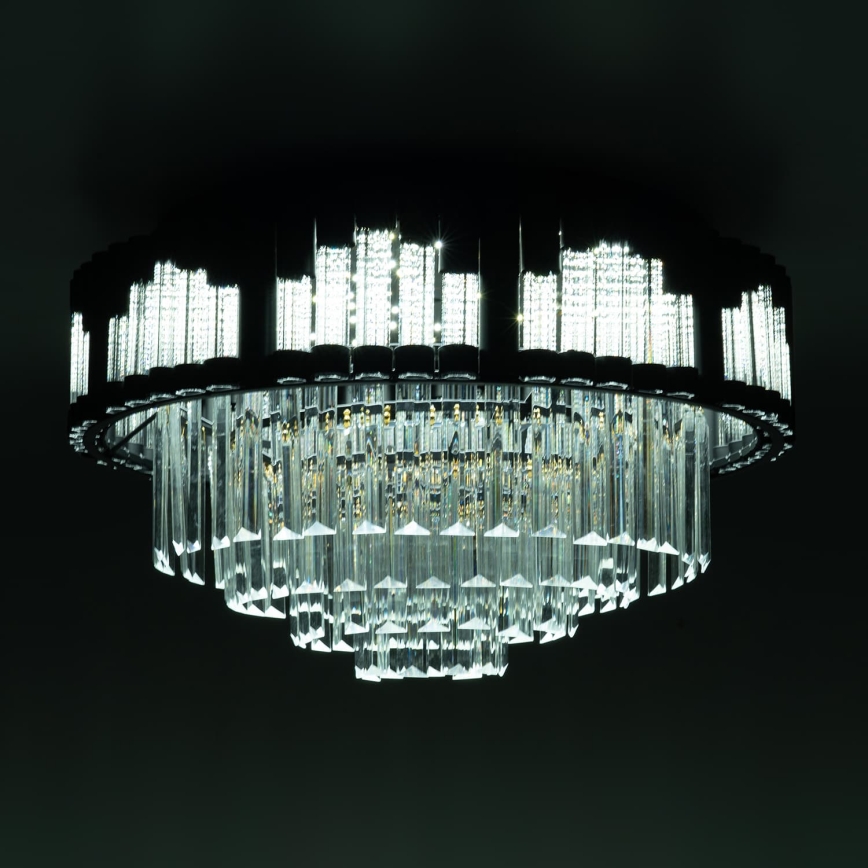 BRILAGI - Dæmpbar LED-loftlampe CROWN LED/41W/230V 3000–6000K Ø 48 cm sort + fjernbetjening